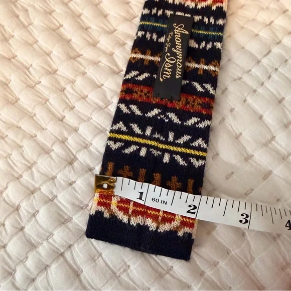 Rare Anonymous Ism Knitted Necktie 100% Wool Made In Japan Men's Tie